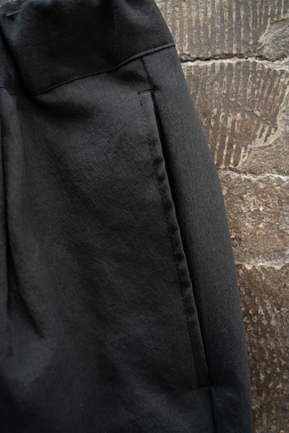 【ラスト1点】【25SS】ポリエステルオックス2タックイージースラックス(INK BLACK)