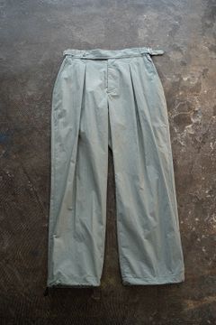 2-Tack Cotton-Nylon Trousers/2タックコットンナイロントラウザーズ(MINT GREEN)