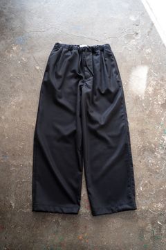 【25AW】サキソニーイージーパンツ(BLACK NAVY)