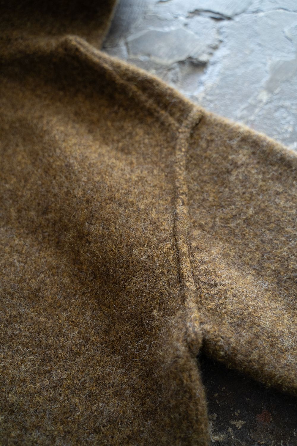 slopeslow - 【ラスト1点】brushed yak/Shetland wool hoodie balaclava(MARRON) |  Salty