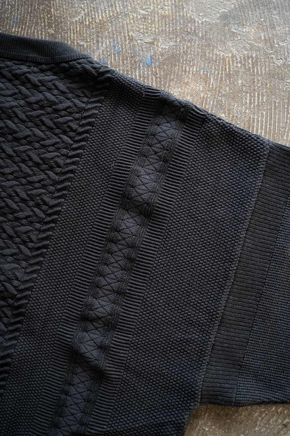 【ラスト1点】【24SS】Kusabue Knit(BLACK)
