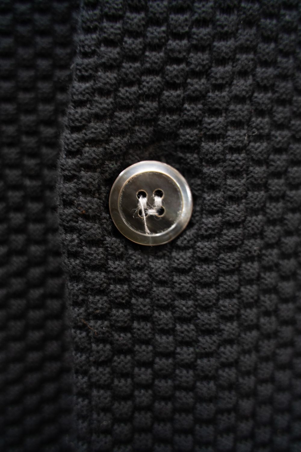 【ラスト1点】【24SS】Nanohana Collar Cardigan(BLACK)