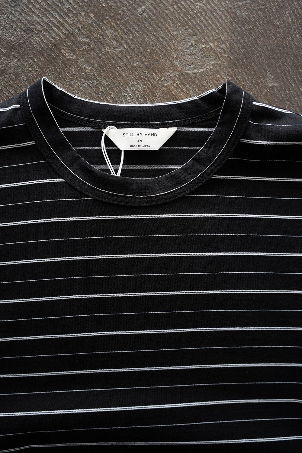 【26SS】ボーダーTシャツ(BLACK×WHITE)