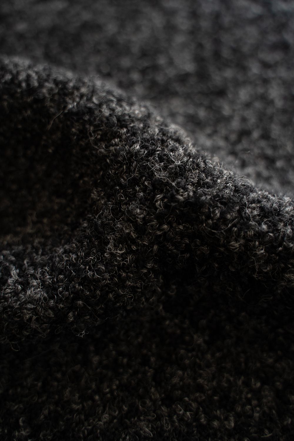 【25AW】Shusetsu Boucle Knit(BLACK)