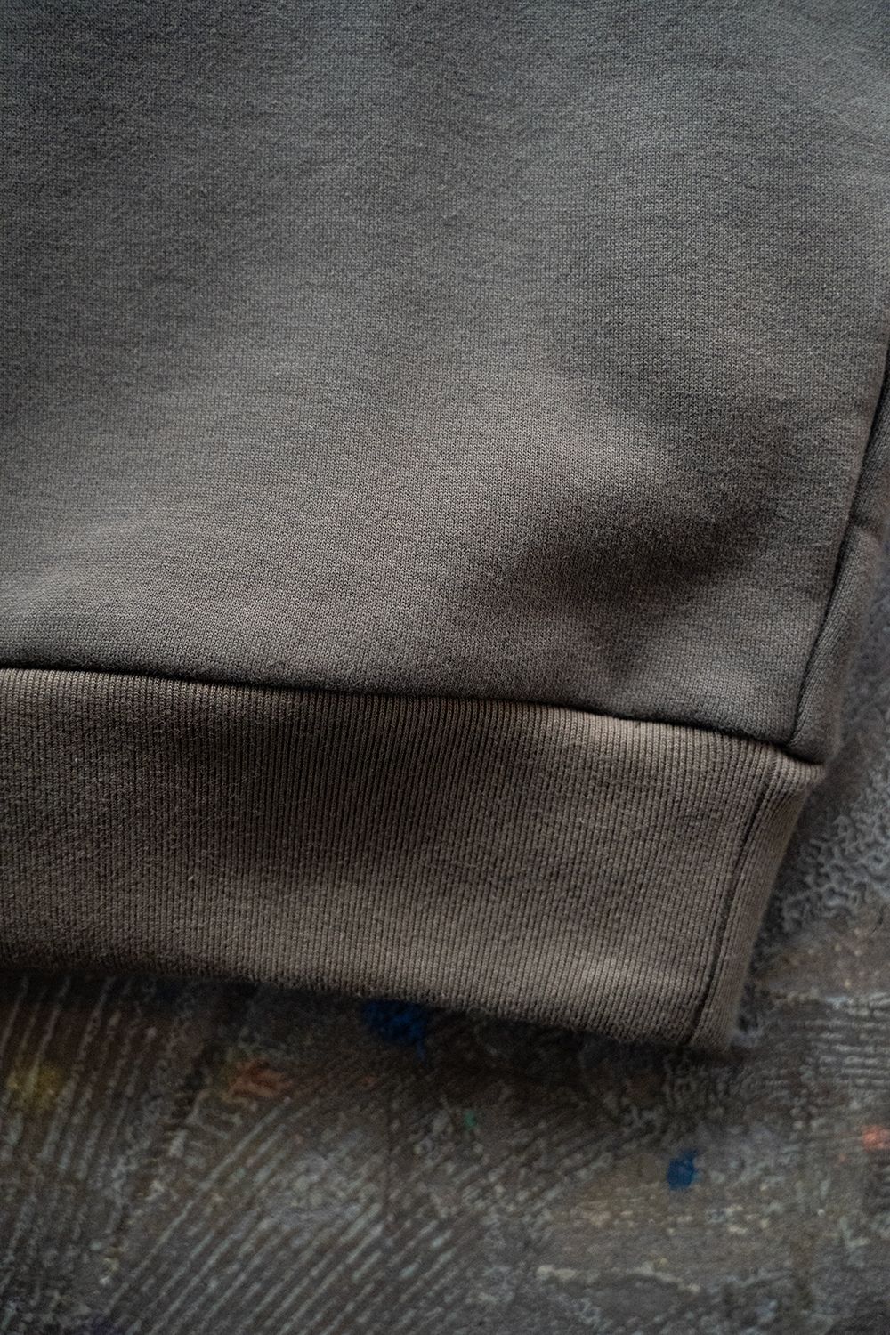 【23AW】Loose Fit Crew Neck Sweat(CHARCOAL KHAKI)