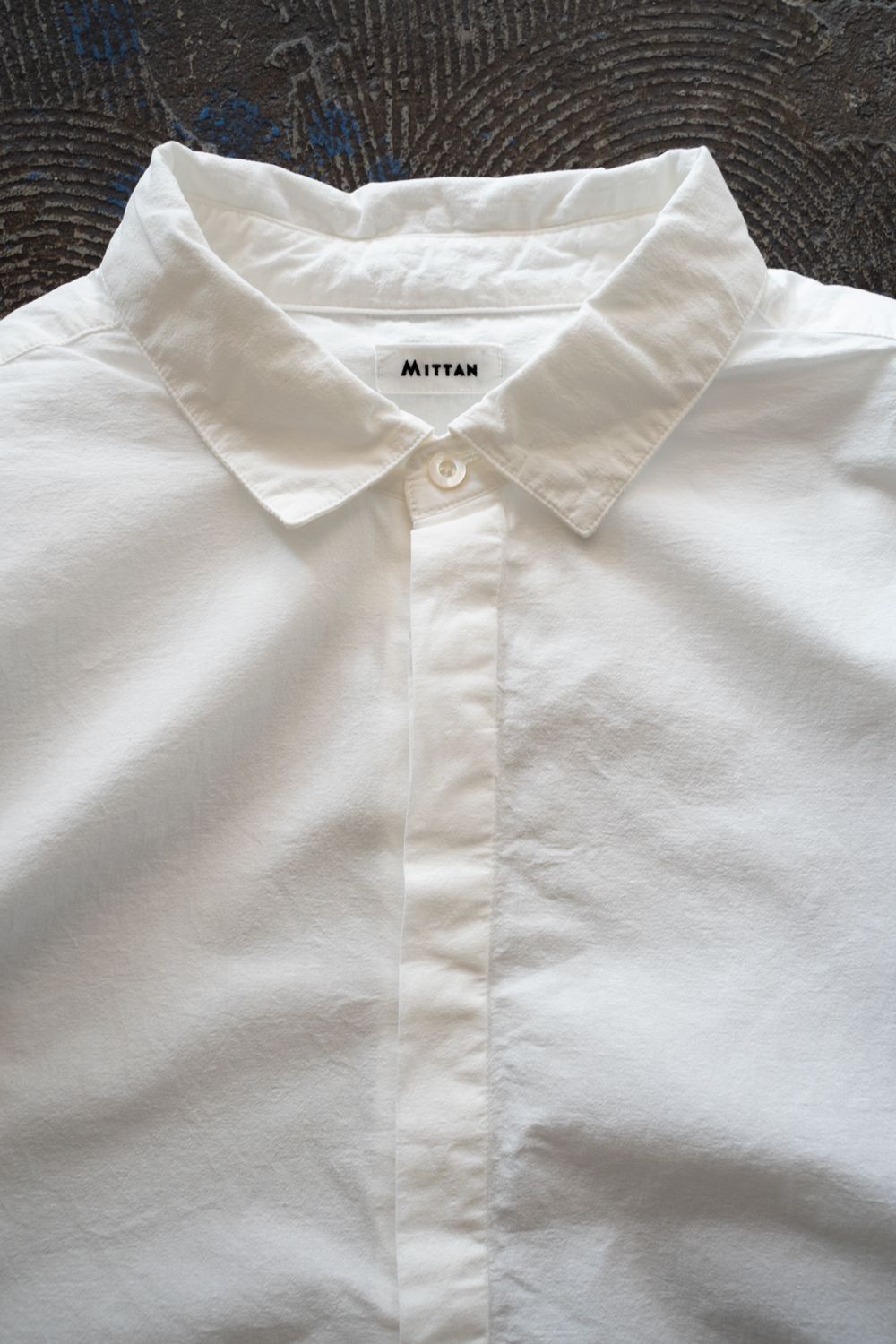 強撚OCブロードシャツ(白)