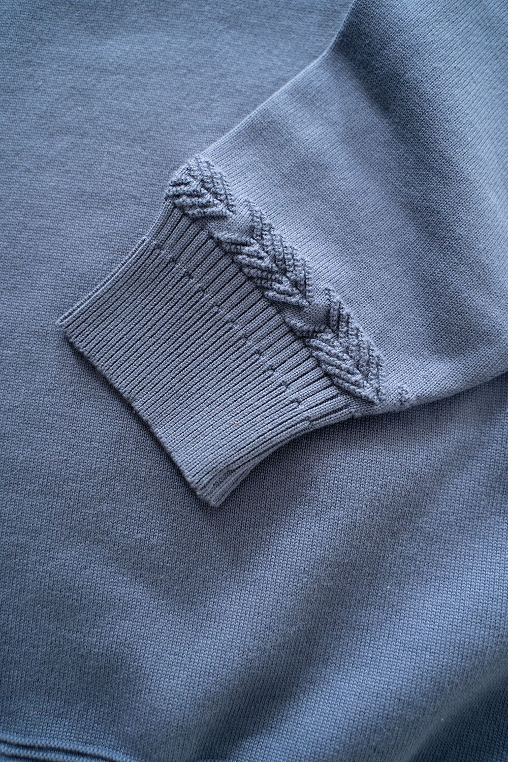 【ラスト1点】【22AW】Hatsushimo Knit Polo(SMALT BLUE)