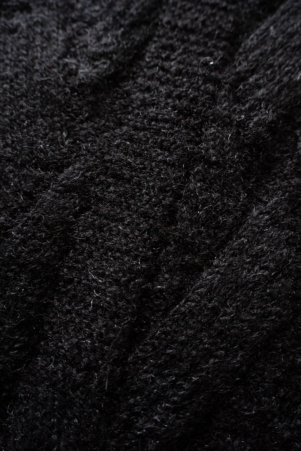 【26AW】Ochiba Mohair Knit(BLACK)