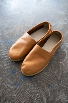 【ラスト1点】ノンクロムレザースリッポン(CAMEL)