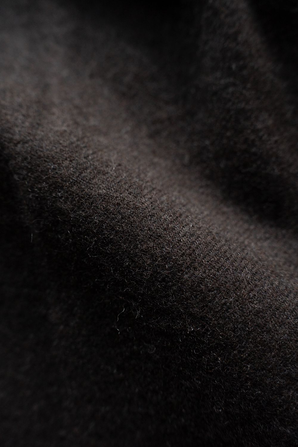 【26AW】カシミア混ジップブルゾン(DARK BROWN)