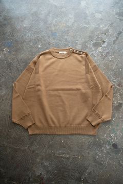 【ラスト1点】【22AW】Satoyuki Knit(CAMEL)