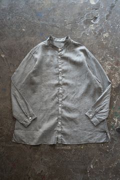 ラミーシルクシャツ(松煙)