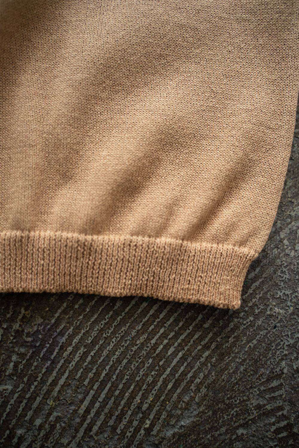 STILL BY HAND - 【ラスト1点】【25SS】和紙混12Gニットポロ