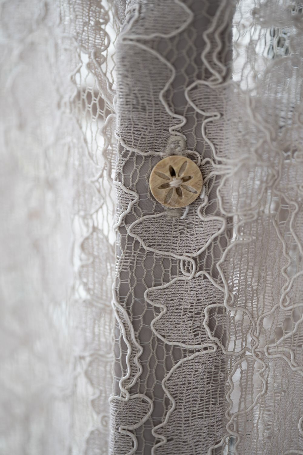 juha - 【ラスト1点】【23SS】Flower Lace L/S Shirt/フラワー