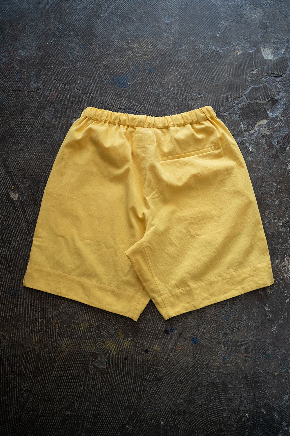 【ラスト1点】【25SS】"week s/s"pajama【セットアップ】(washed cotton YELLOW)