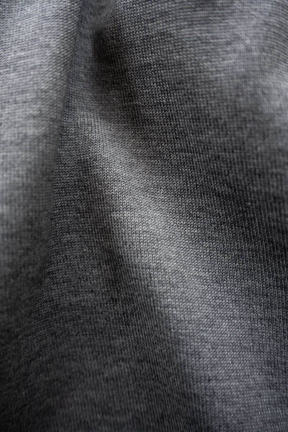 【26SS】コットンジャージータックイージーパンツ(MELANGE GREY)