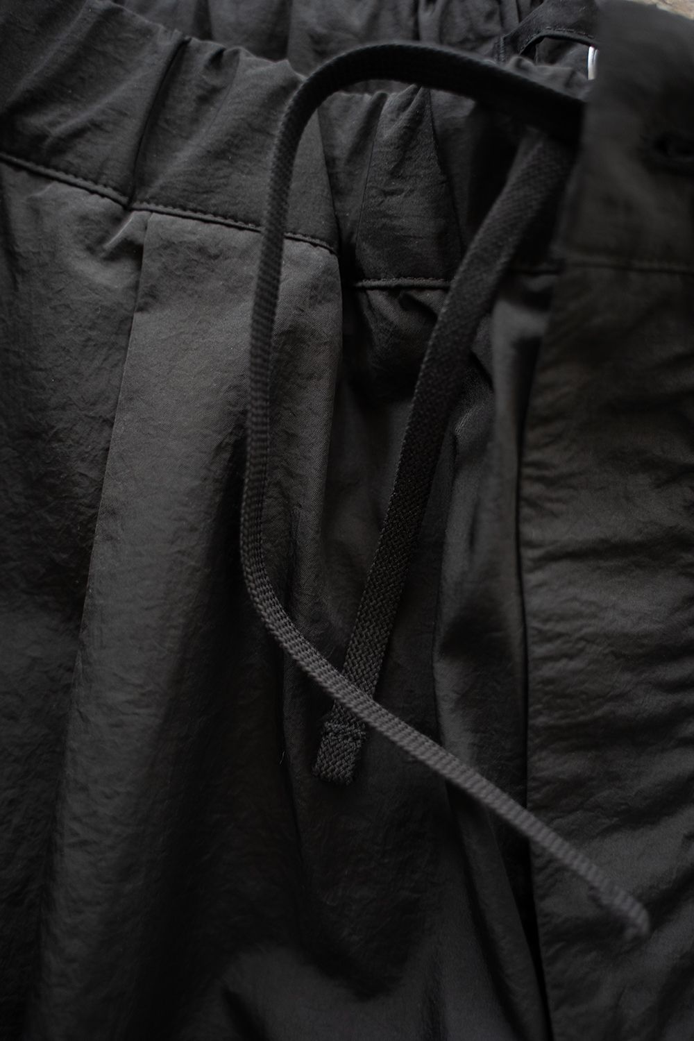 STILL BY HAND - 【25SS】ナイロン2タックイージーパンツ(INK