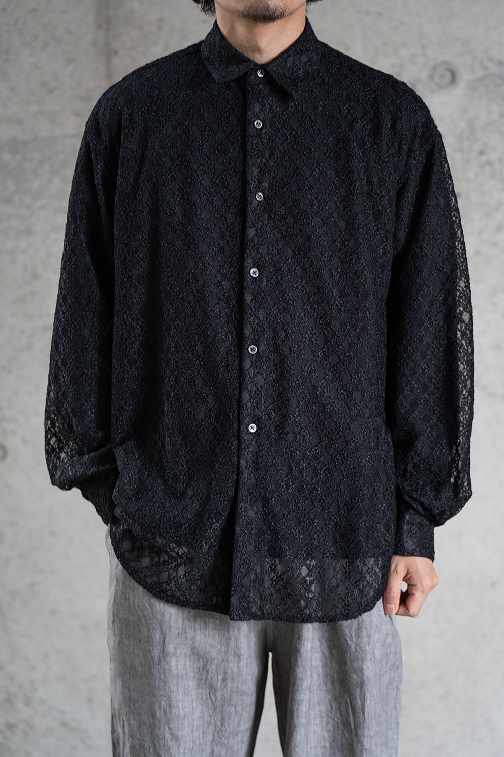 ひろみつ　JUHA レースシャツ 楽天市場】Juha GLITTER LACE L/S SHIRT (2色) 10210701 ユハ