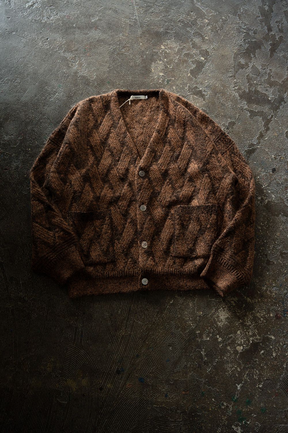 【26AW】Ochiba Mohair Cardigan(ORANGE)