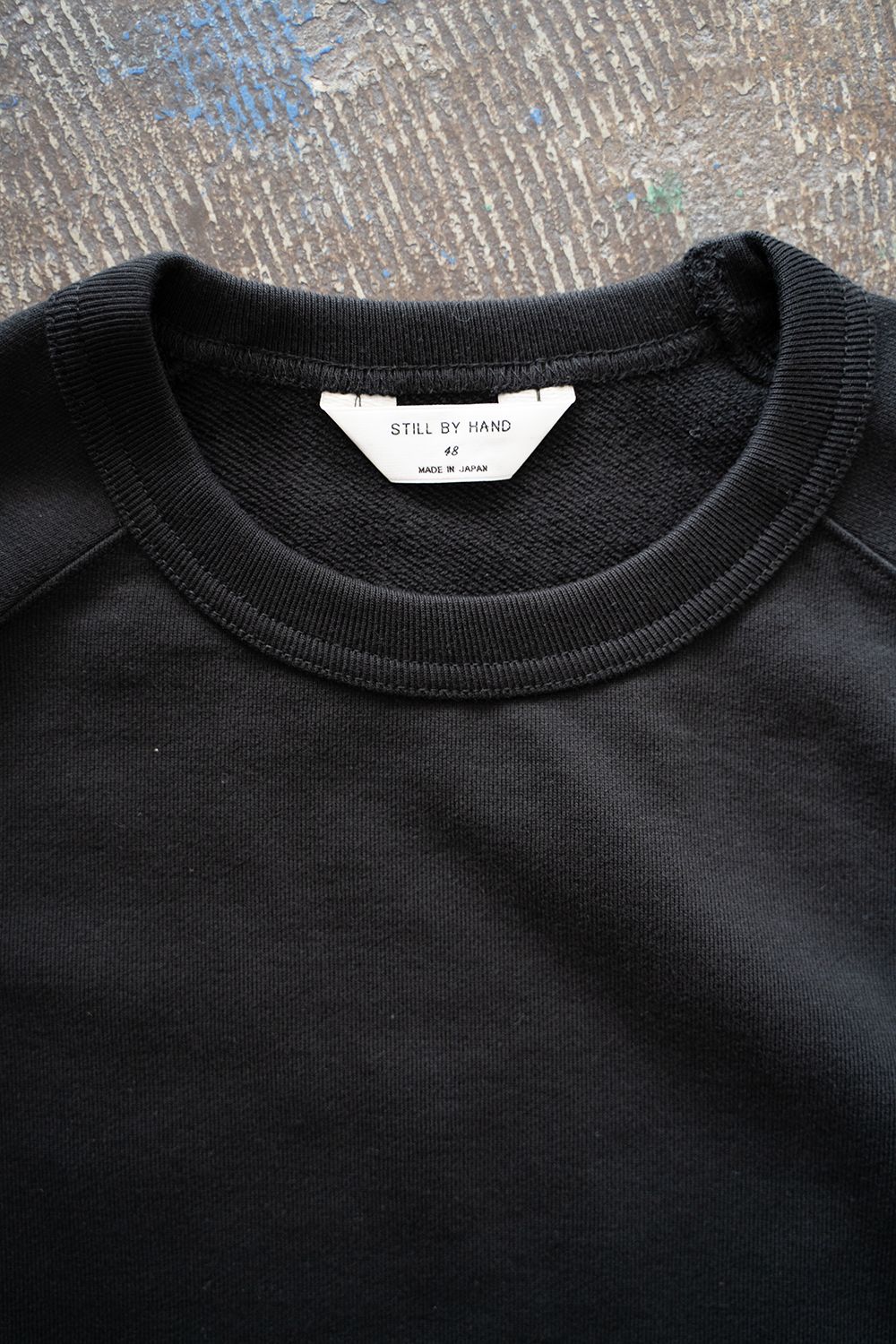 【ラスト1点】【25SS】サドルスリーブプルオーバースウェット(INK BLACK)