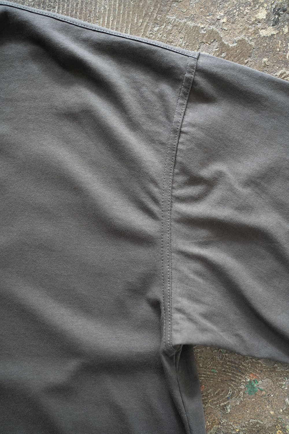 【ラスト1点】【23SS】強撚コットンカットソーポロ(CHARCOAL)