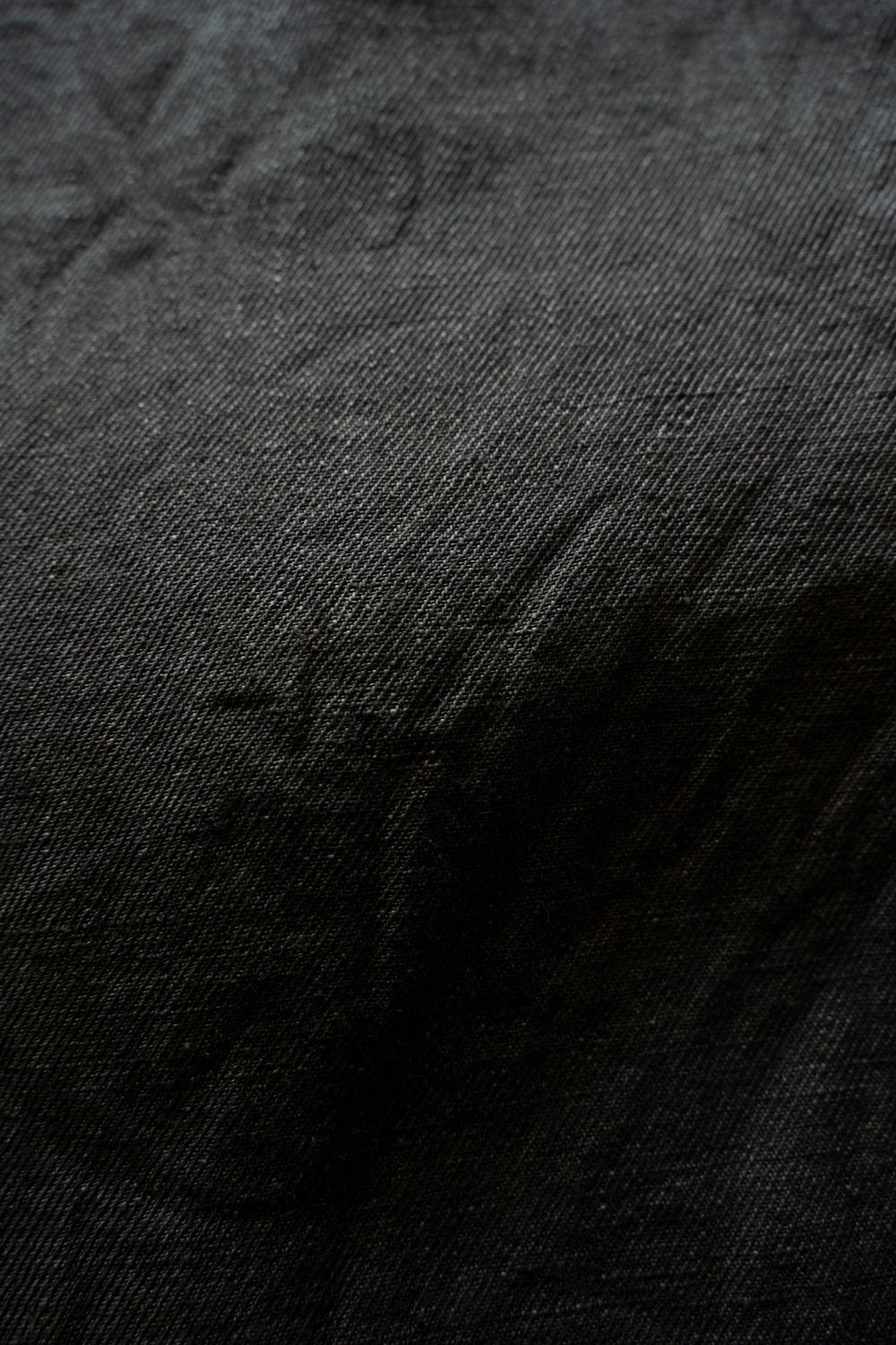 和紙大麻シャツ(柿渋×墨)