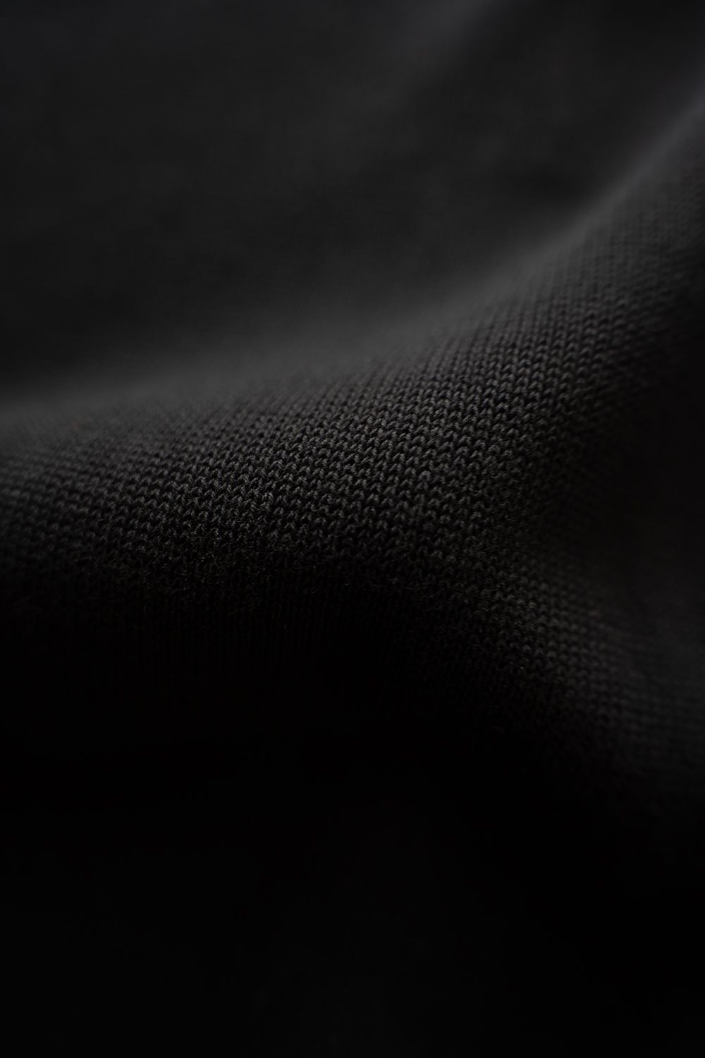 【26AW】コットン×シルク12Gニットポロ(INK BLACK)