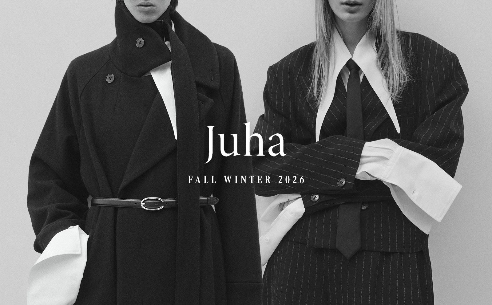 JUHA 2026AW LOOKが公開されました。