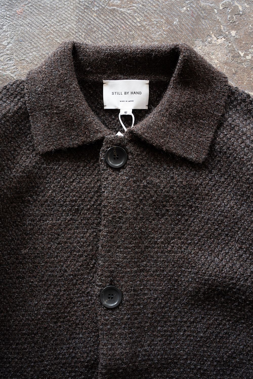 【26AW】5Gニットブルゾン(BROWN CHARCOAL)
