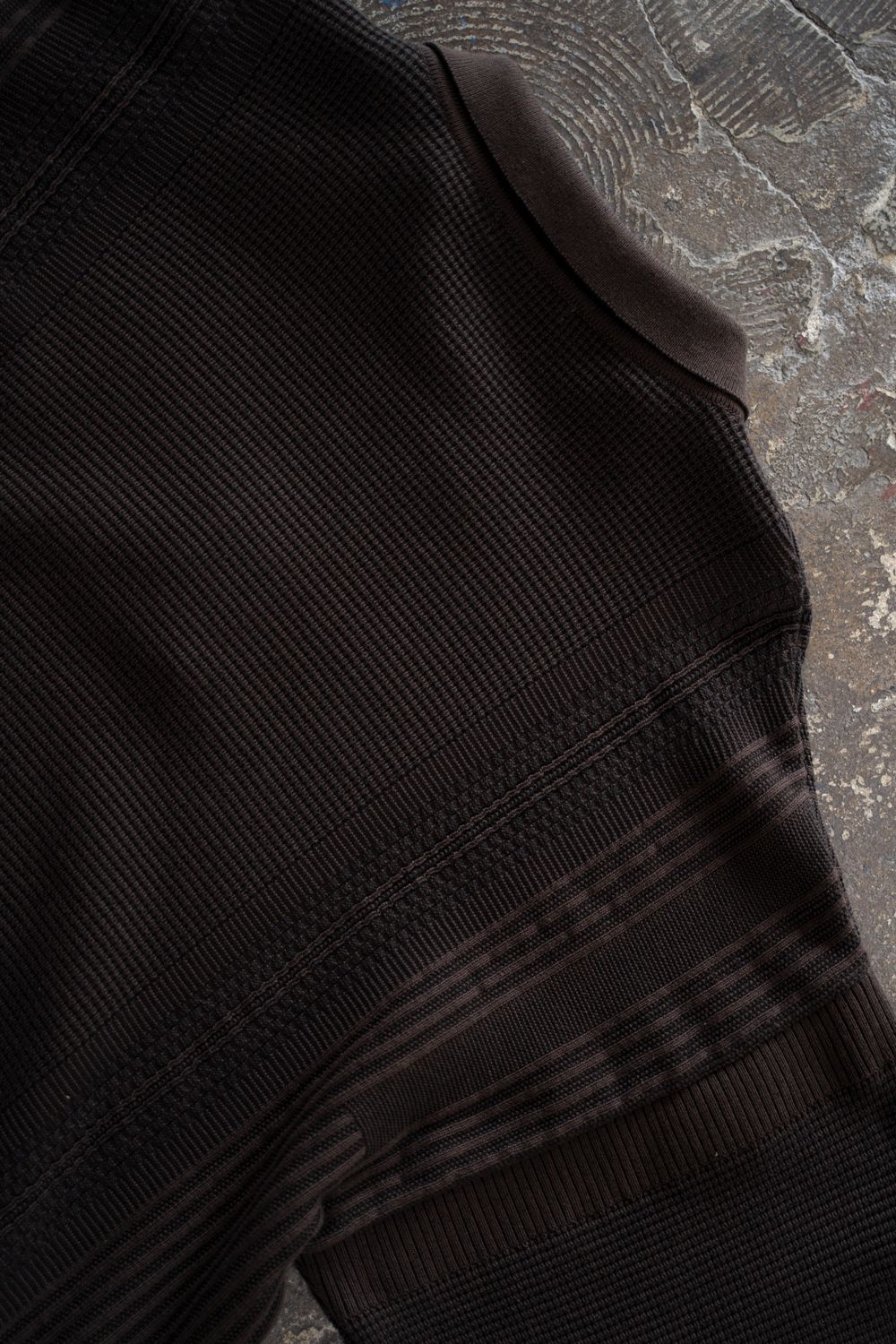 【26AW】Akisame Knit Polo(BROWN)