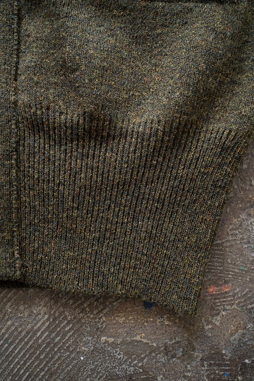 【ラスト1点】Hard twisted Shetlandwool type C-2(KHAKI MIX)