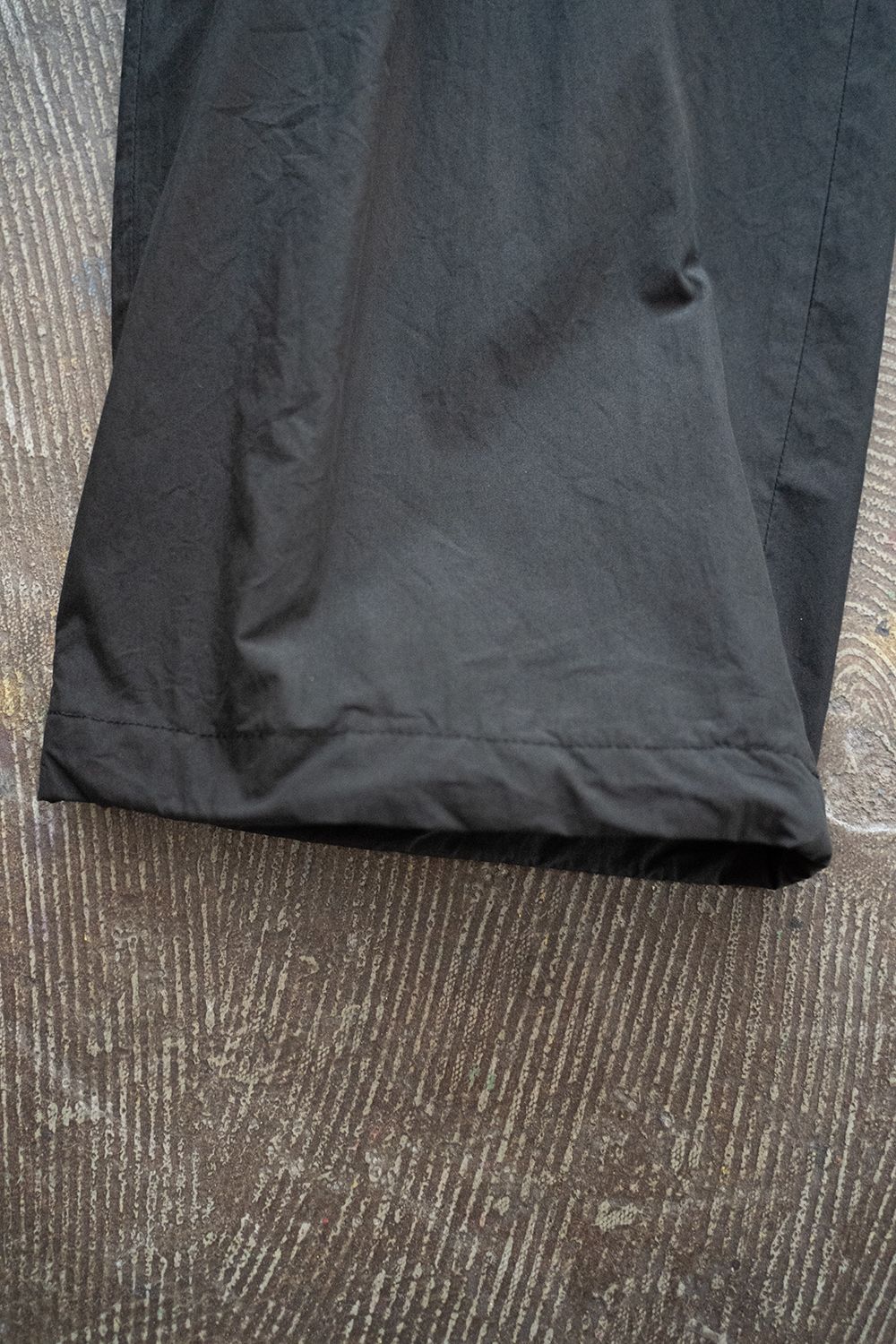 【ラスト1点】2-Tack Cotton-Nylon Trousers/2タックコットンナイロントラウザーズ(BLACK)