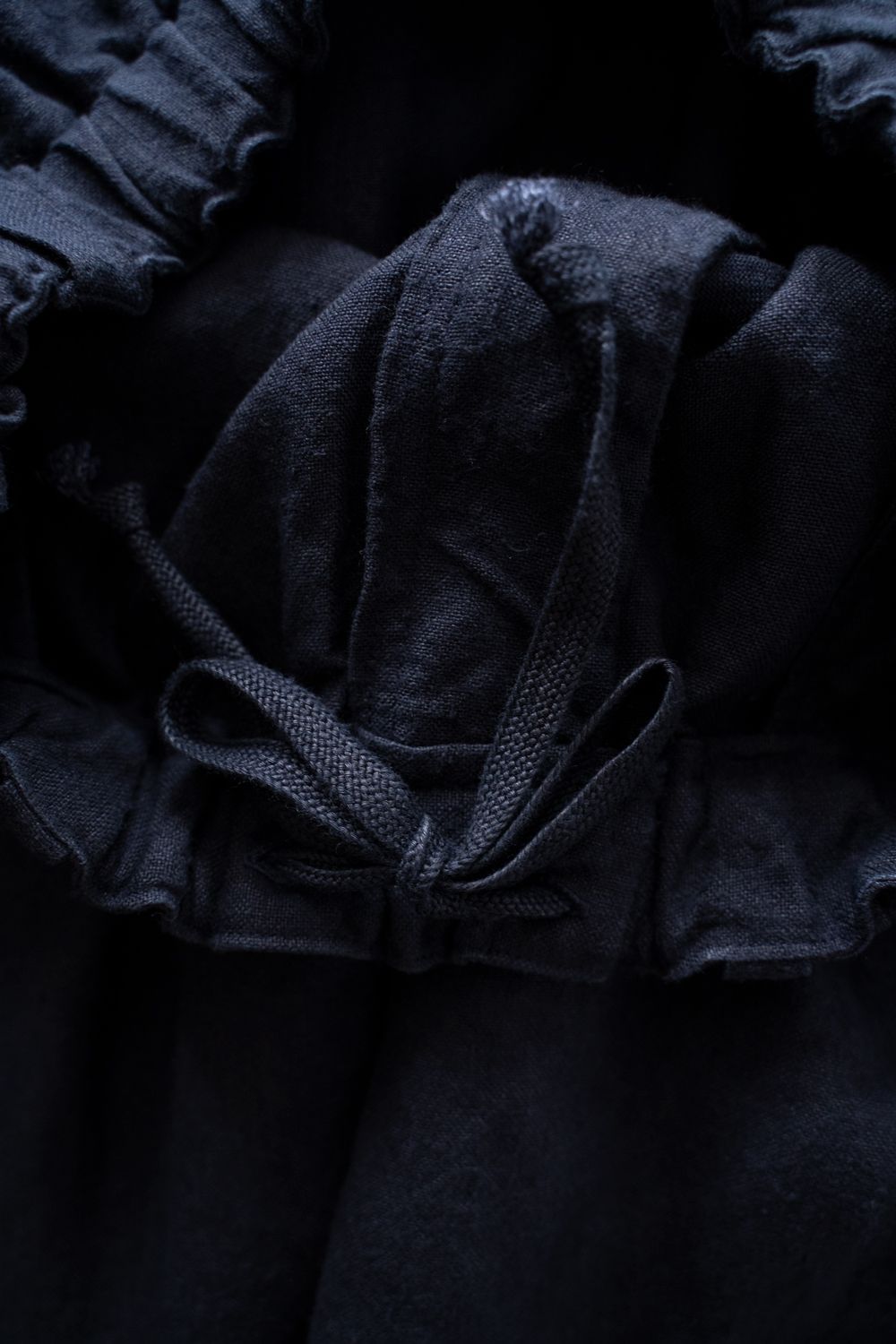 起毛大麻パンツ(濃紺)