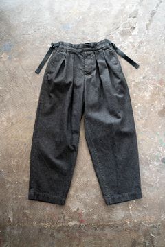 【ラスト1点】【22SS】Karusan Nodoka Denim Pants/カルサンノドカデニムパンツ(BLACK)