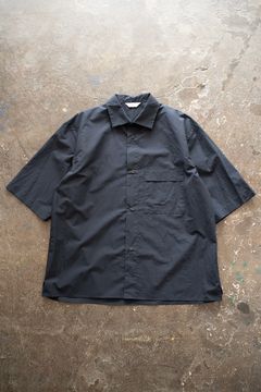 【ラスト1点】【23SS】半袖タイプライターレギュラーカラーシャツ(NAVY)