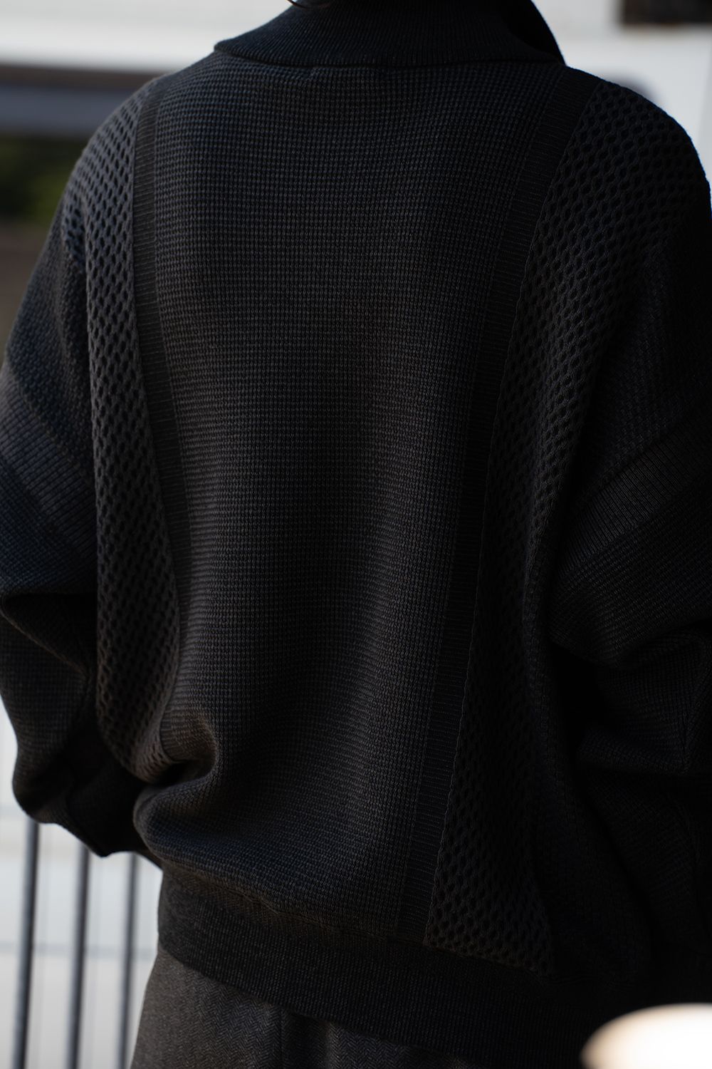 【26AW】Karita Half Zip Knit(BLACK)