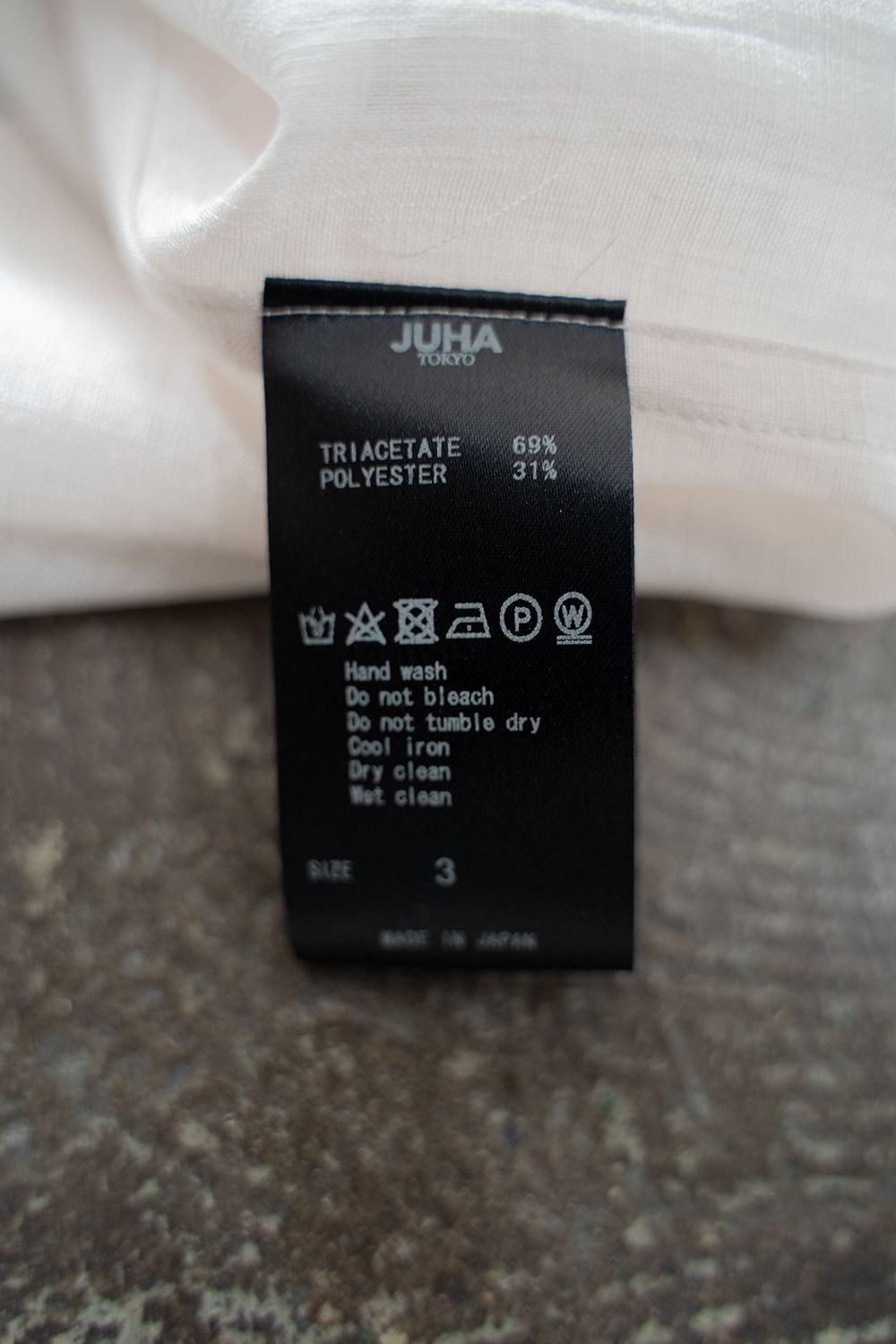 【ラスト1点】【22SS】Sheer Band Collar Shirt/シアーバンドカラーシャツ(ECRU)