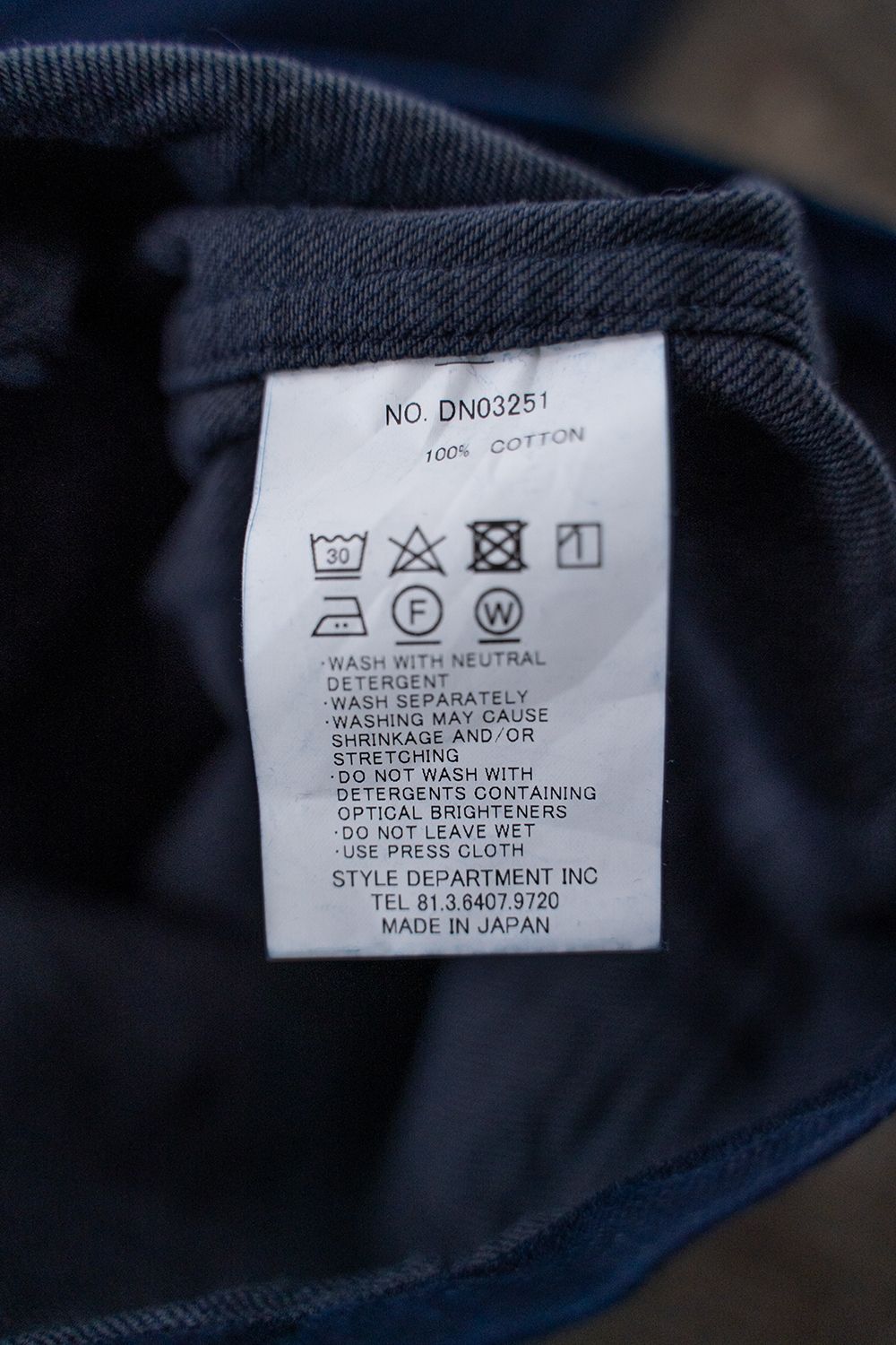 【ラスト1点】【25SS】11.5ozデニムブルゾン(DARK NAVY)