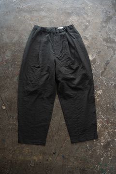 【26SS】ピンタックイージースラックス(CHARCOAL)