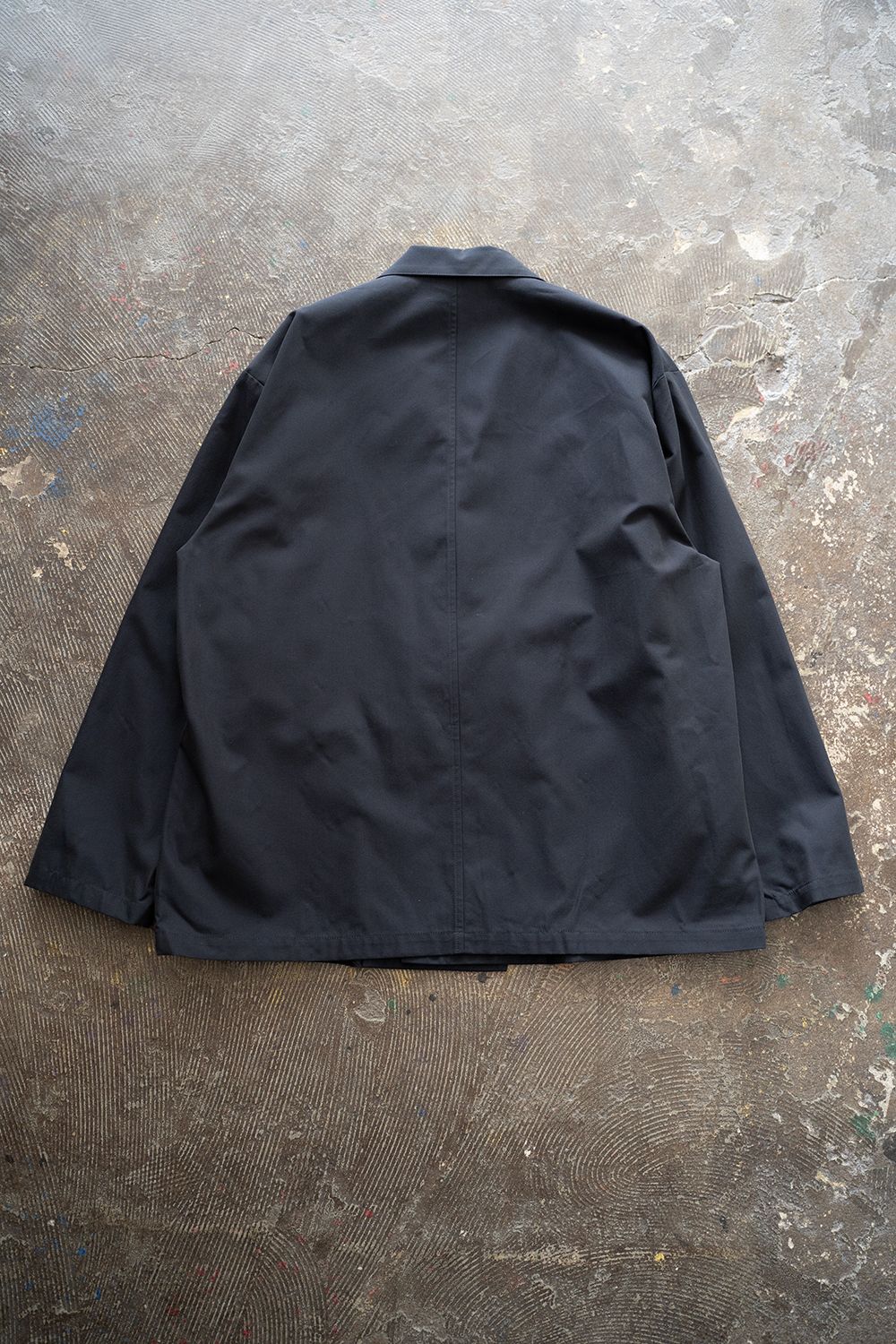 【ラスト1点】【25SS】キュプラ混ツイルダブルジャケット(DARK NAVY)