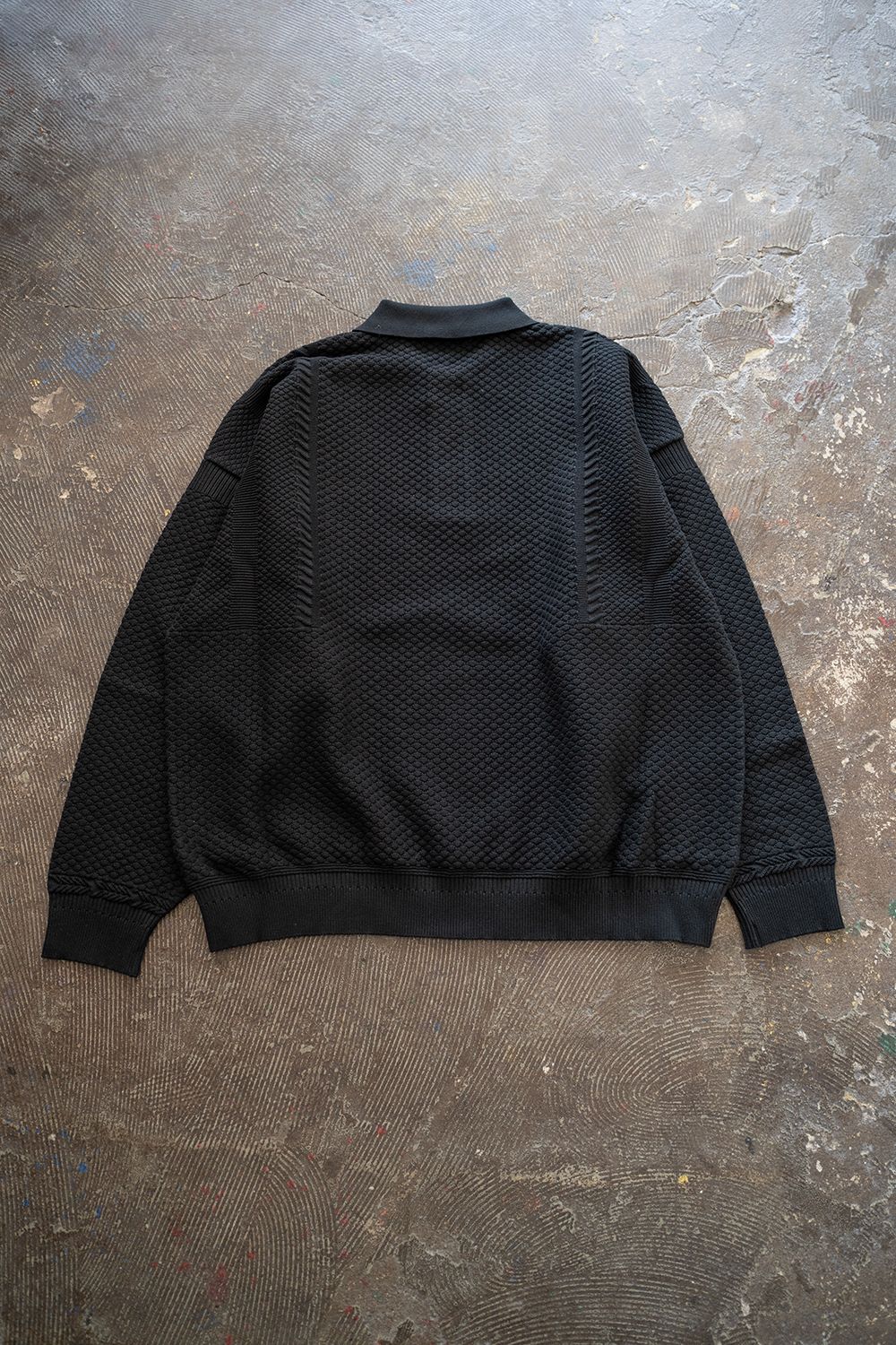 【ラスト1点】Sekka Knit Polo(BLACK)