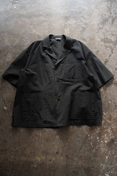 【26SS】Organic Cotton Ripstop Hybrid Shirt(BLACK)