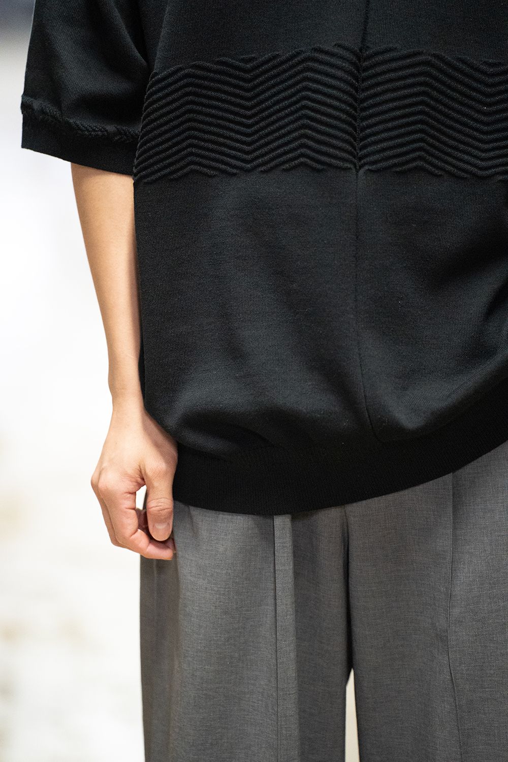 【ラスト1点】【25SS】Sogon Knit(BLACK)