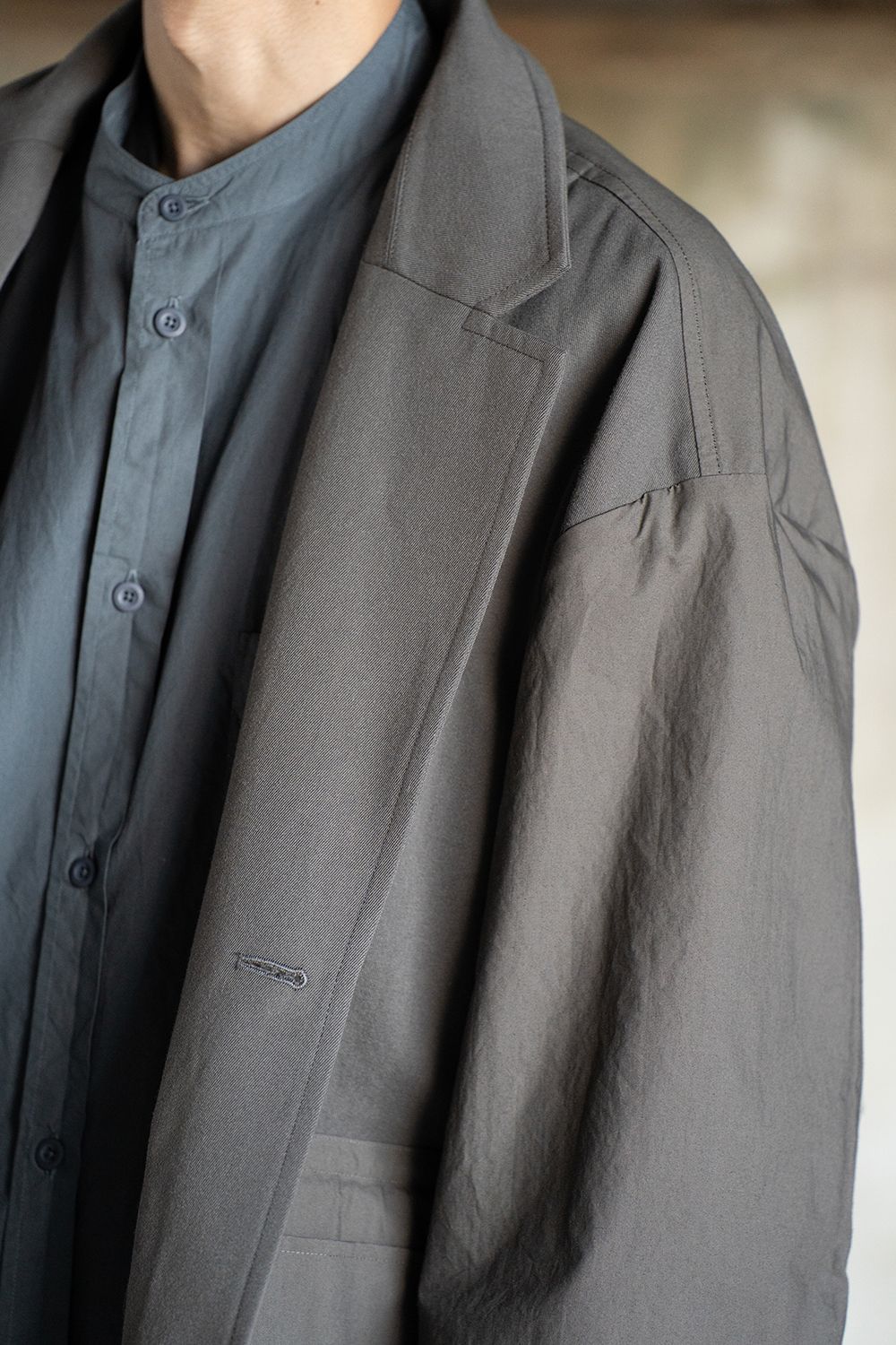 【ラスト1点】【22AW】Reversible Switching Jacket(GRAY BROWN)
