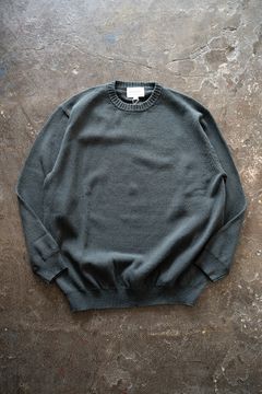 【ラスト1点】【23AW】シルククルーネックニット(BLUE GRAY)