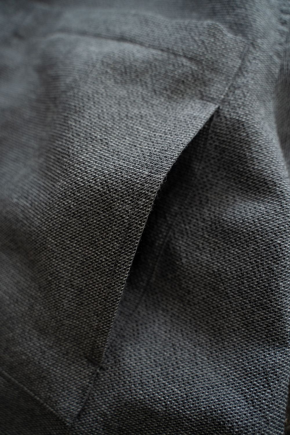 【26SS】両胸ポケットシャツジャケット(GREY)