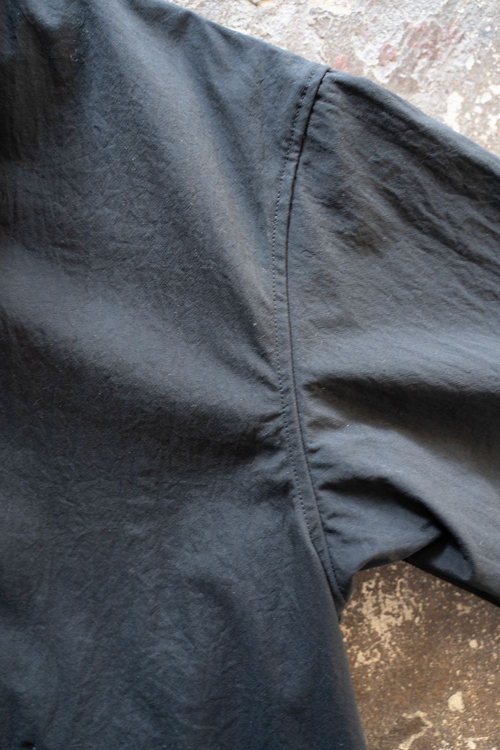 【ラスト1点】【23SS】タスランナイロンフィッシュテールコート(INK BLACK)