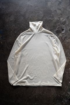 【ラスト1点】【23AW】Washable wool turtle(OFF WHITE)