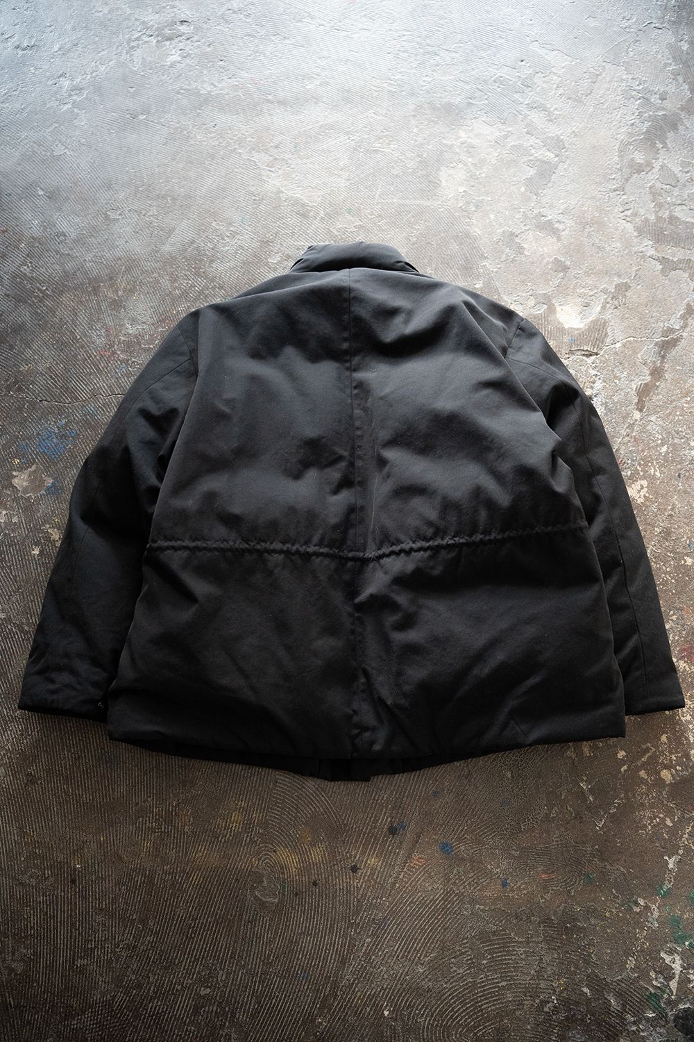 【25AW】強撚ナイロンダウンブルゾン(INK BLACK)