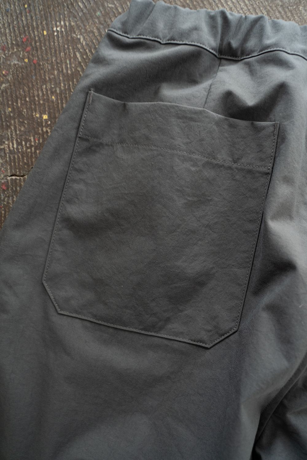 【ラスト1点】【24SS】ディープタックナイロンイージーパンツ(SLATE GRAY)